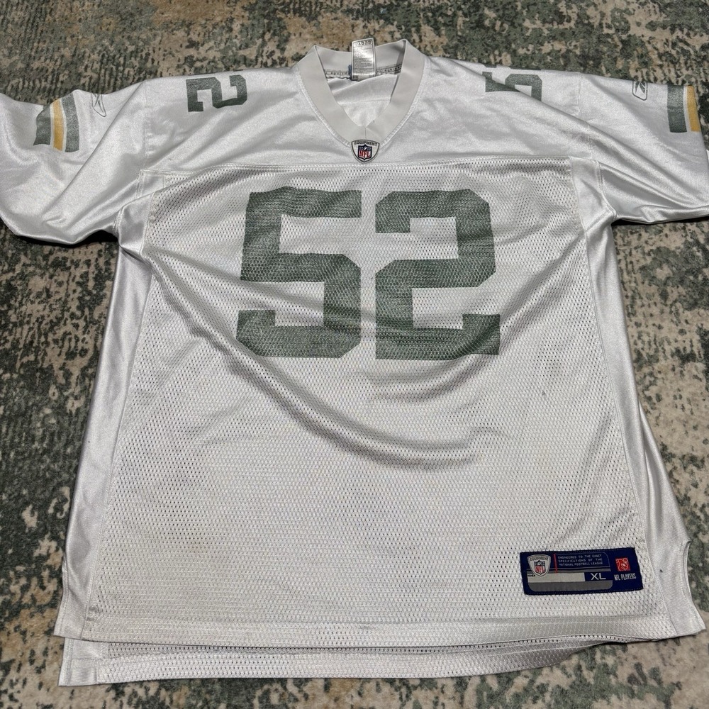 Vintage Reebok NFL On-Field Green Bay Packers Clay Matthews #52 Jersey XL